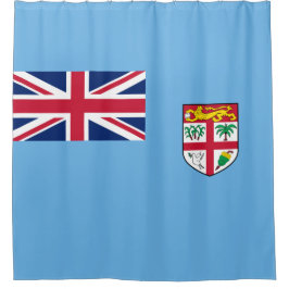Fidschi-Flagge (Fidschi) Duschvorhang
