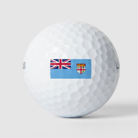 Fidschi-Flagge (Fidschi) Golfball (Vorderseite)