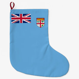 Fidschi-Flagge (Fidschi) Großer Weihnachtsstrumpf