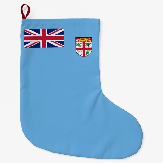 Fidschi-Flagge (Fidschi) Großer Weihnachtsstrumpf (Vorderseite)