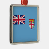 Fidschi-Flagge (Fidschi) Ornament Aus Metall (Rechts)
