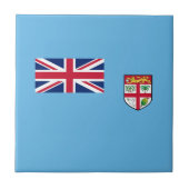 Fidschi-Flagge Fliese (Vorderseite)