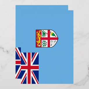 Fidschi-Flagge Folieneinladung