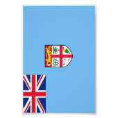 Fidschi-Flagge Fotodruck (Vorne)