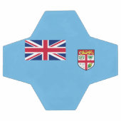 Fidschi-Flagge Fußball (Flach)