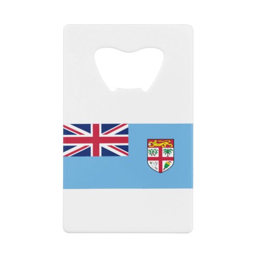 Fidschi-Flagge Geldbeutel Flaschenöffner (Vorderseite)
