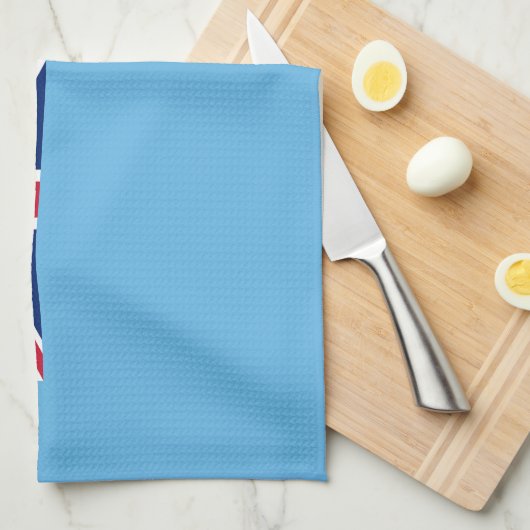 Fidschi-Flagge Geschirrtuch (Viertel Falte)