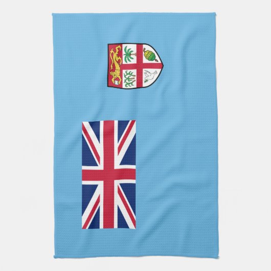 Fidschi-Flagge Geschirrtuch (Vertikal)