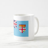 Fidschi-Flagge Kaffeetasse (VorderseiteRechts)