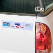 Fidschi-Flagge + Karte Autoaufkleber (Auf Lkw)