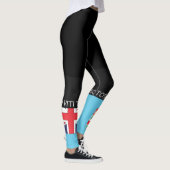 Fidschi-Flagge Legging Leggings (Rechts)