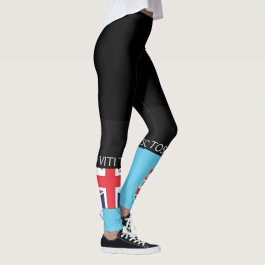 Fidschi-Flagge Legging Leggings (Rechts)