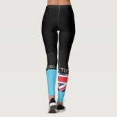 Fidschi-Flagge Legging Leggings (Rückseite)