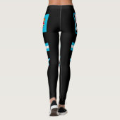 Fidschi-Flagge Leggings (Rückseite)