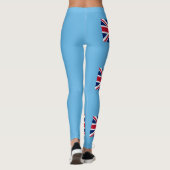 Fidschi-Flagge Leggings (Rückseite)