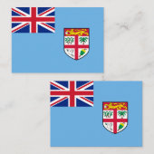 Fidschi-Flagge Mitteilungskarte (Vorne/Hinten)