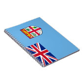 Fidschi-Flagge Notizblock (Rechte Seite)