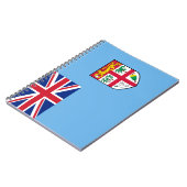 Fidschi-Flagge Notizblock (Linke Seite)