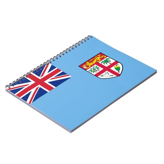 Fidschi-Flagge Notizblock (Linke Seite)