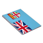 Fidschi-Flagge Notizblock (Rechte Seite)