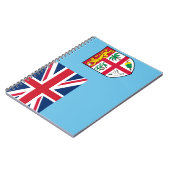 Fidschi-Flagge Notizblock (Linke Seite)