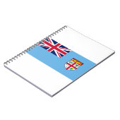 Fidschi-Flagge Notizblock (Linke Seite)