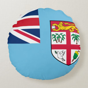 Fidschi-Flagge Rundes Kissen