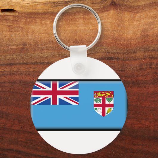 Fidschi-Flagge Schlüsselanhänger (Vorderseite)