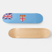 Fidschi-Flagge Skateboard (Horizontal)