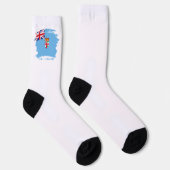 Fidschi-Flagge Socken (Rechts)