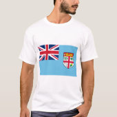 Fidschi-Flagge T-Shirt (Vorderseite)