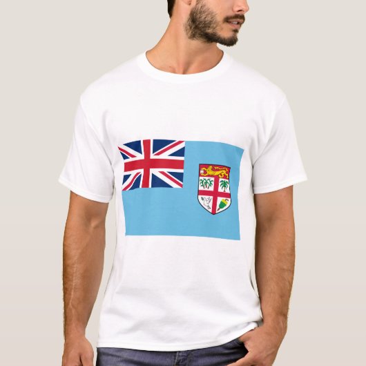 Fidschi-Flagge T-Shirt (Vorderseite)