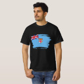 Fidschi-Flagge T-Shirt (Vorne ganz)
