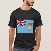 Fidschi-Flagge T-Shirt (Vorderseite)