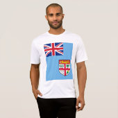Fidschi-Flagge T-Shirt (Vorne ganz)
