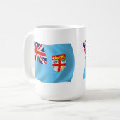 Fidschi-Flagge Tasse (Vorderseite Links)