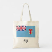 Fidschi-Flagge Tragetasche (Rückseite)
