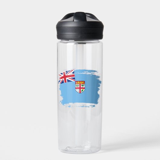 Fidschi-Flagge Trinkflasche (Vorderseite)