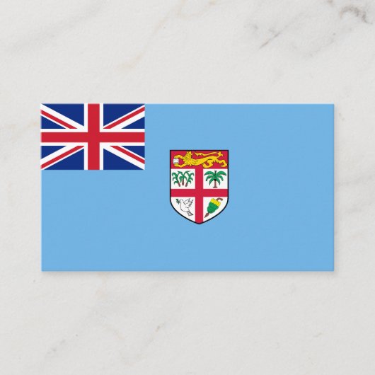 Fidschi-Flagge Visitenkarte (Vorderseite)