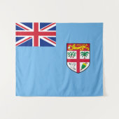 Fidschi-Flagge Wandteppich (Vorderseite (Horizontal))