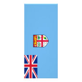 Fidschi-Flagge Werbekarte (Hinten)
