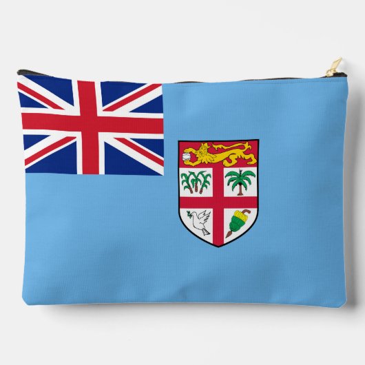 Fidschi-Flagge Zubehörtasche (Rückseite)