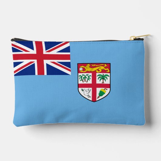 Fidschi-Flagge Zubehörtasche (Rückseite)