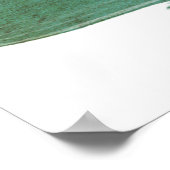 Fidschi-Flaggenposter Poster (Ecke)