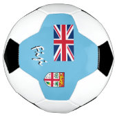 Fidschi-Fußball und Fidschi-Flagge / Sport Fußball (Gedreht)