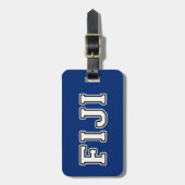 Fidschi Gepäckanhänger (Vorderseite vertikal)