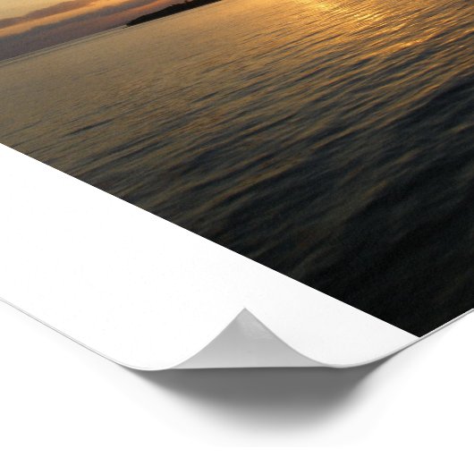 Fidschi-Insel Poster (Ecke)