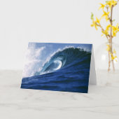 Fidschi-Inseln, Tavarua, Cloudbreak. Eine Welle Karte (Gelbe Blume)