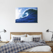 Fidschi-Inseln, Tavarua, Cloudbreak. Eine Welle Leinwanddruck (Insitu (Schlafzimmer))