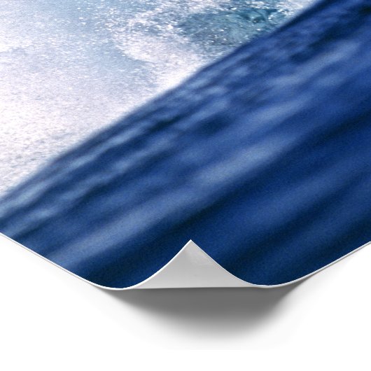 Fidschi-Inseln, Tavarua, Cloudbreak. Eine Welle Poster (Ecke)